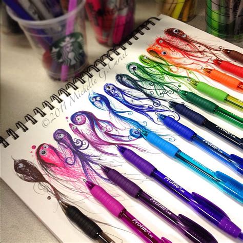 Rainbow Pen Set By Artisticalshell On Deviantart