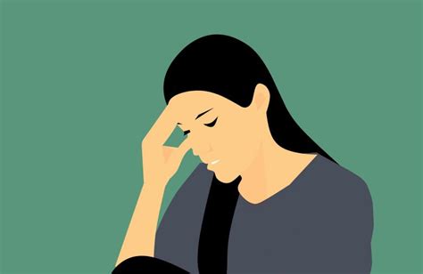 Depressed Woman Illustration Free Stock Photo By Mohamed Hassan On