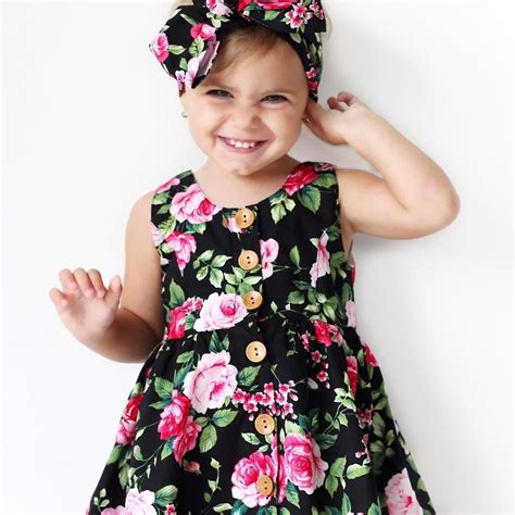 2017 Pudcoco Children Baby Girls New Dresses Summer Fashion Floral
