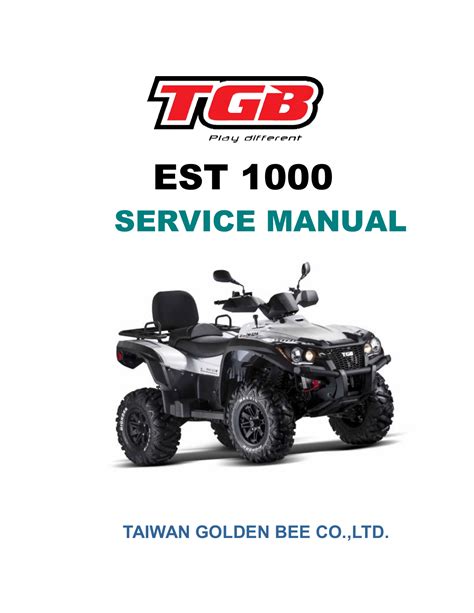 Tgb Blade 200 300 Quad Atv Full Workshop Service Manual And Wiring