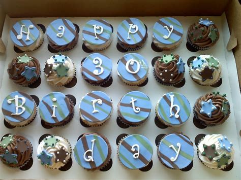 Guy Birthday Cupcakes