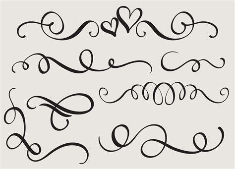 Simple Calligraphy Flourishes Calligraphy And Art Vrogue