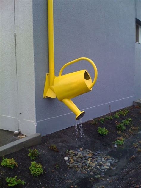 Clever Downspouts Fun Ways To Make The Rain Rain Go Away Outdoor
