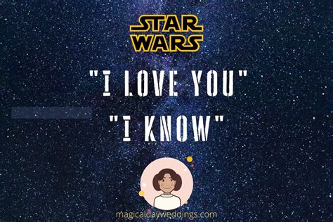 16 Star Wars Wedding Vows Youll Love Magical Day Weddings