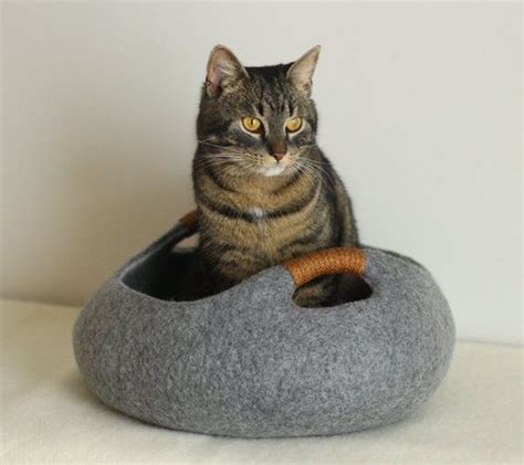 Cat Bedcat Housecatqw Cavebaeesket Felt Cat Bed Felt Cat Buy A