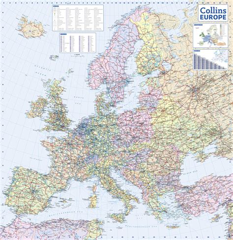 Large Detailed Map Of Europe 88 World Maps Images