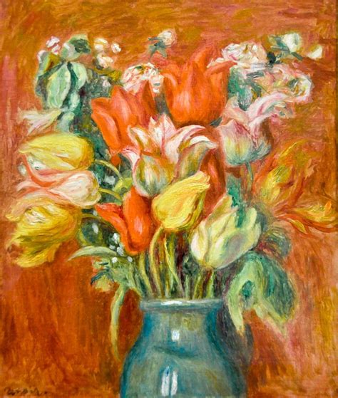Pierre Auguste Renoir Bouquet De Tulipes 1910 At Musée De L