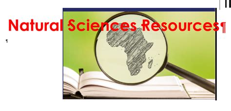 Grade 9 Natural Sciences Resources For Teachers Lesson Plans Notes
