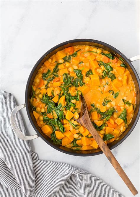 Epic Vegan Sweet Potato Chickpea Curry Recipe Coconut Curry Recipe