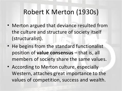With Refernce To Robert Merton Strain Theory Explain
