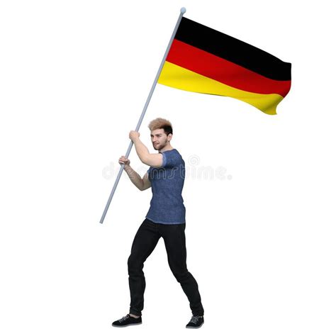 Holding German Flag Stock Illustrations 316 Holding German Flag Stock