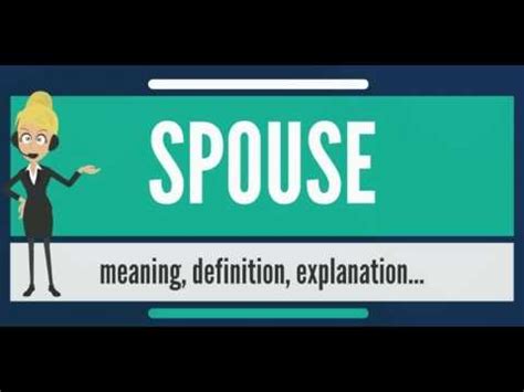 Know answer of question : What is SPOUSE? What does SPOUSE mean? SPOUSE meaning ...