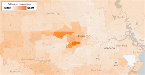 Houston Home Value Tracker The Most And Least Expensive Zip Codes