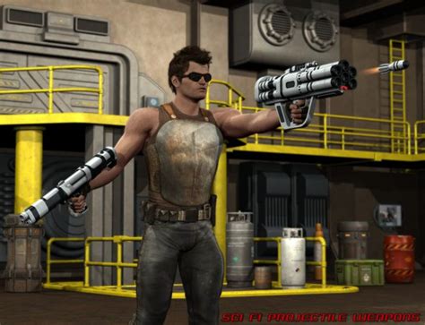 Sci Fi Projectile Weapons Warfare Weapons For Daz Studio And Poser