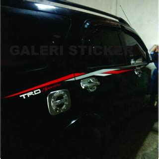 Jual Sticker Cutting Striping TRD Sportivo Mobil Toyota Rush Daihatsu