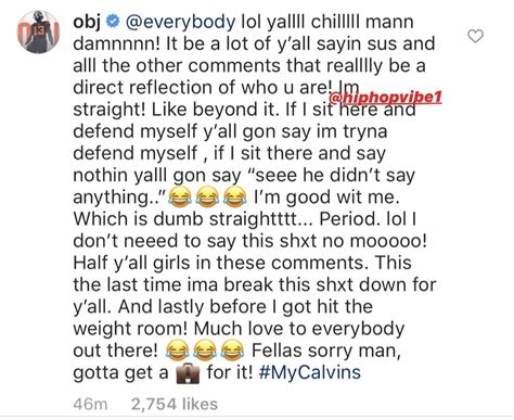Odell Beckham Jr Defends His Sexuality Against Trolls In His IG
