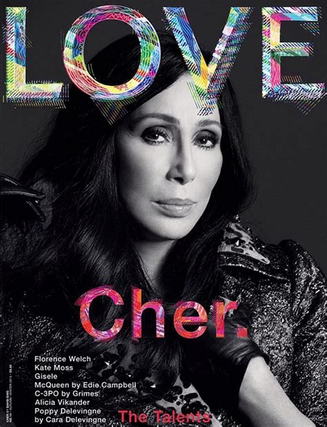 Cher Kate Moss Alicia Vikander Cover Love Magazine
