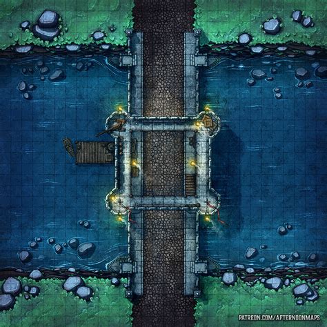 Dnd Bridge Battle Map