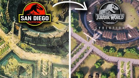 Building Jurassic Park San Diego In Jurassic World Evolution Youtube