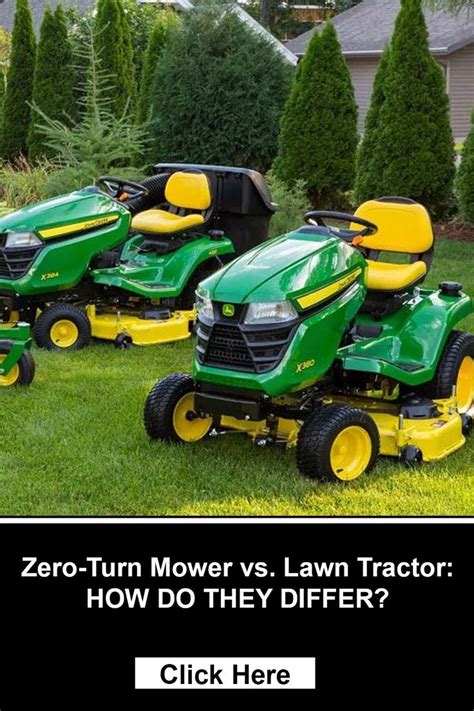 Zero Turn Mower Vs Lawn Tractor How Do They Differ Zero Turn Mowers Lawn Tractor Mower