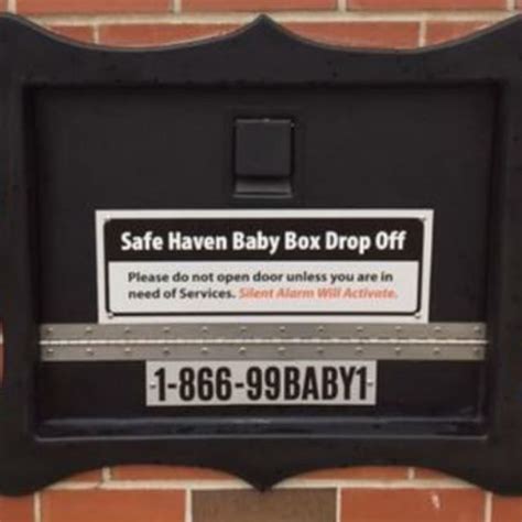 First Us Baby Drop Off Box For Unwanted Babies Installed Complex