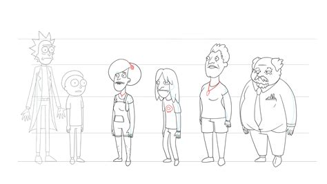 Rick And Morty Character Design Test Howtodrawanosefrontview