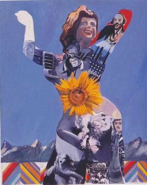 Pauline Boty Untitled Sunflower Woman 1963 Arte Pop Artistas