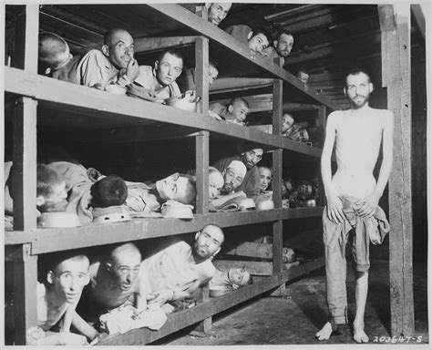 A Photograph Of Buchenwald Inmates On Liberation Day April 16 1945