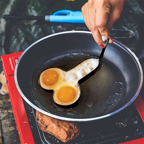 Fun Egg Mold Penis Shape Metal Fried Egg Pancake Shaper Omelette Mould