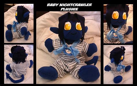 Baby Nightcrawler Plushie By Keyshakitty On Deviantart