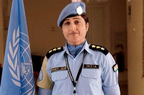 Jammus Shakti Devi First Indian To Win The Un Peacekeeper Award