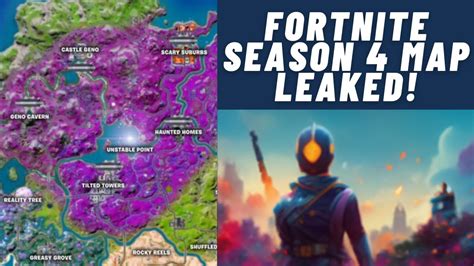 Fortnite Leaked Season 4 Chapter 3 Map Youtube