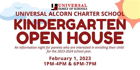Kindergarten Open House Universal Alcorn Charter School 3200