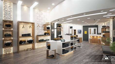 Modern Men Clothing Store Interior Design On Behance