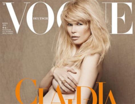 Claudia Schiffer From Celebs Who Posed Nude While Pregnant E News