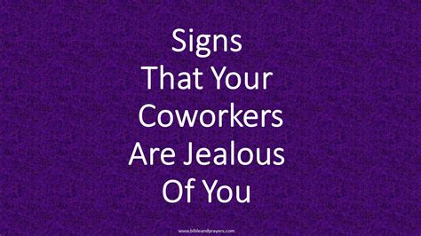Signs That Your Coworkers Are Jealous Of You