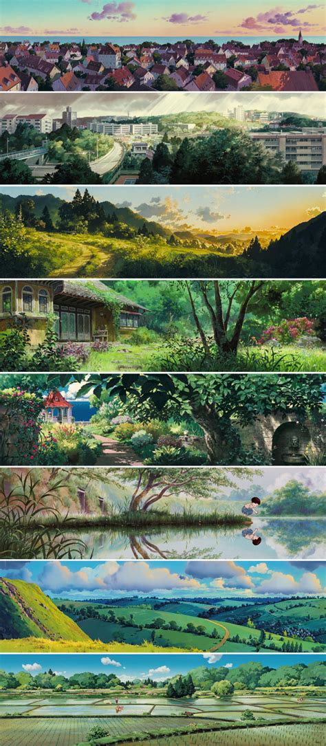 Cenários Studio Ghibli