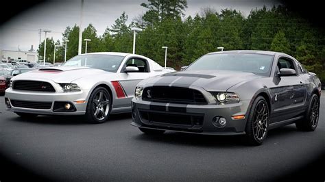 The gt500 has the aerodynamics to keep the car planted and the engine cooled as well. Shelby GT500 vs Roush Stage 3 Review, Comparison - YouTube