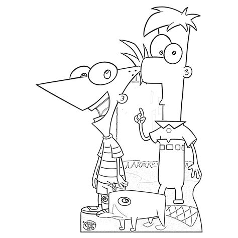 Phineas and ferb love to come up with great schemes, and candace always tries to bust them. Free Printable Phineas And Ferb Coloring Pages For Kids