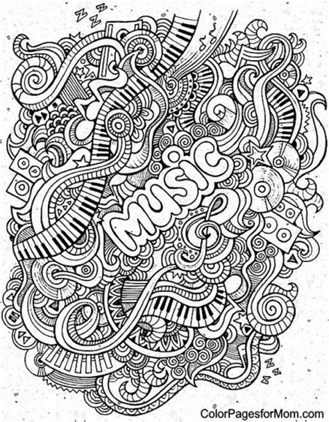 20 Free Printable Music Coloring Pages