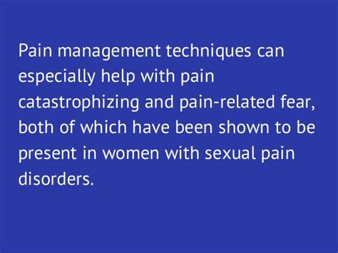 Understanding Sexual Pain Disorders