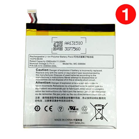 High Grade Amazon Mc 308594 Li Ion Tablets Battery Brand New Mc 308594