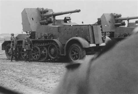 Sdkfz 8 88 Cm Flak 18 Selbstfahrlafette Auf Zugkraftwagen 12t Type Db