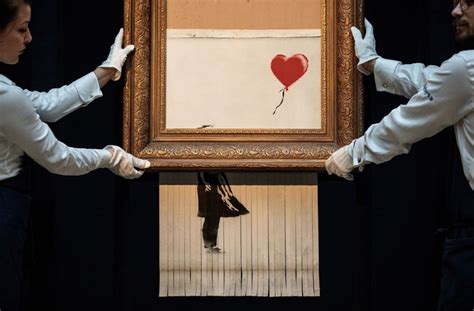 Auktion In London Banksy Wollte Sein Werk Eigentlich Vollständig Zerstören Kultur