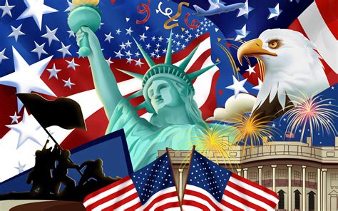 Image Illustration Of Usa Celebrations Hd Wallpaper Wallpaper Flare