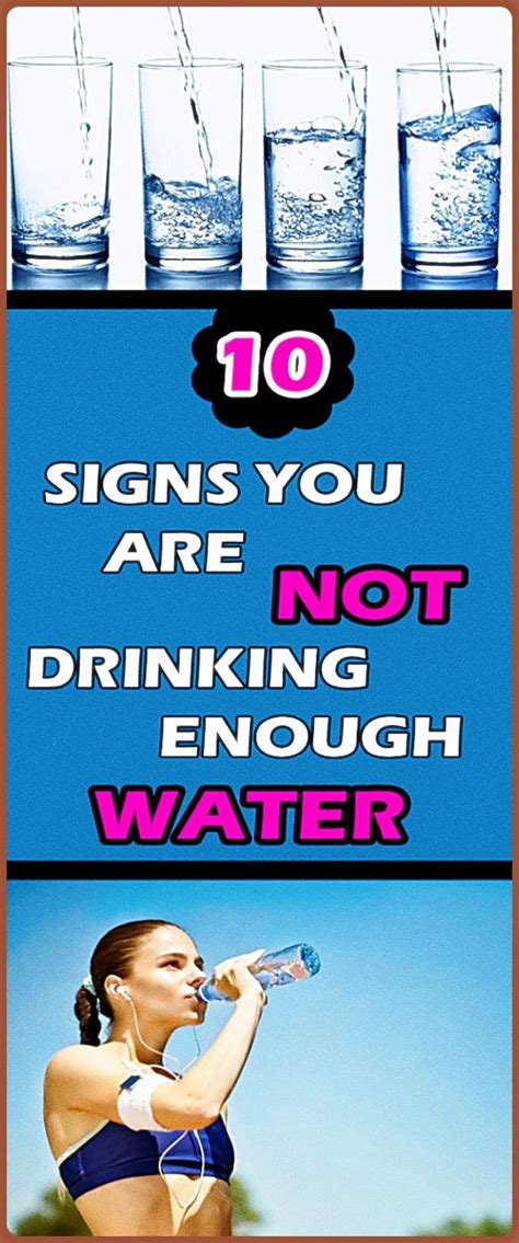 10 Signs You Are Not Drinking Enough Water Wellness Days