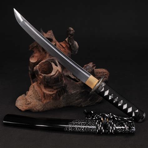 Tanto Swords Japanese Samurai Sword Fully Handmade Damascus Folded