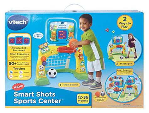 Vtech Smart Shots Sports Center Amazon Exclusive Frustration Free Packaging Red And Pop A Balls