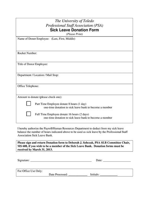 Sick Leave Form Fill Out And Sign Online Dochub