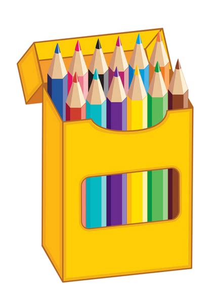 Colored Pencils Clip Art Ideias Para Escola Imagens Infantis